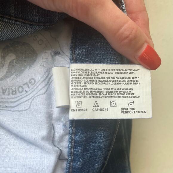 Gloria Vanderbilt Amanda Medium Wash Straight Leg Jean Size 18 - Picture 5 of 12